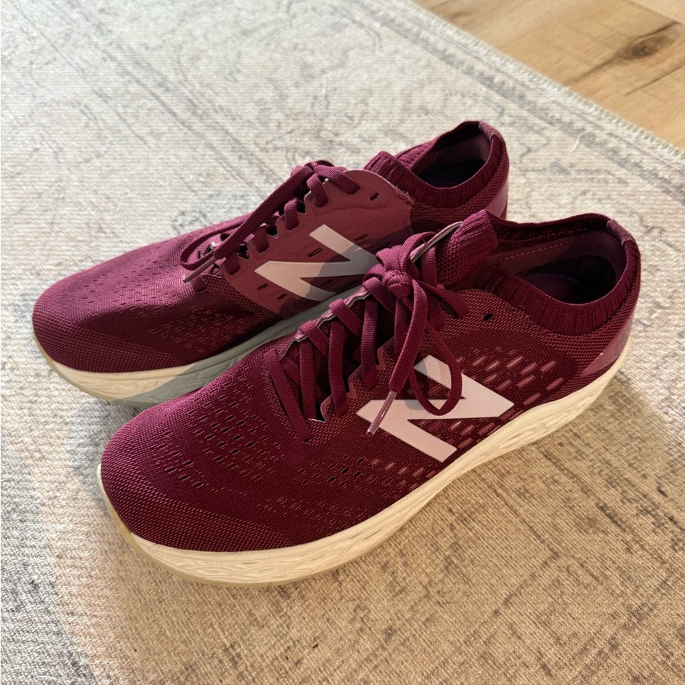 New Balance Maroon Athletic Sneakers